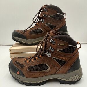 Vasque Breeze 2.0 Mid GTX Hiking Boots Brown Leather Vibram Trail Mens 9.5M